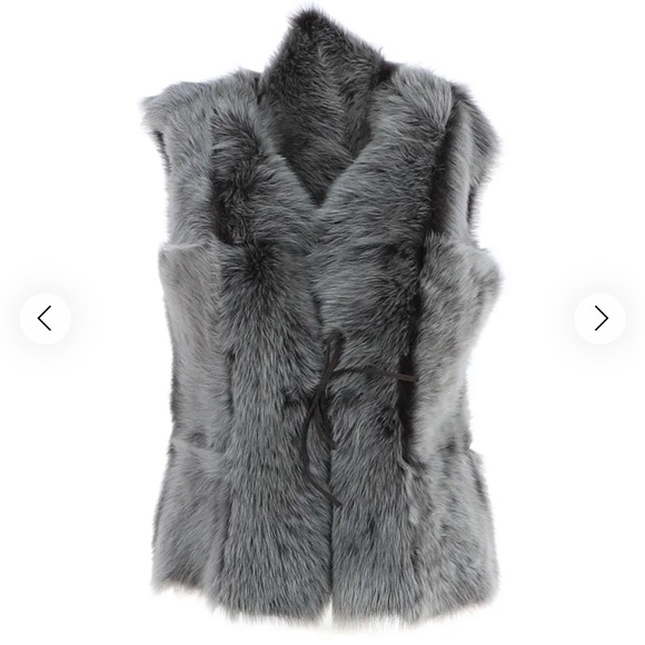 Ashwood Leather Reversible Toscana Suede Leather Gilet Black/Silver - Picture 5 of 10